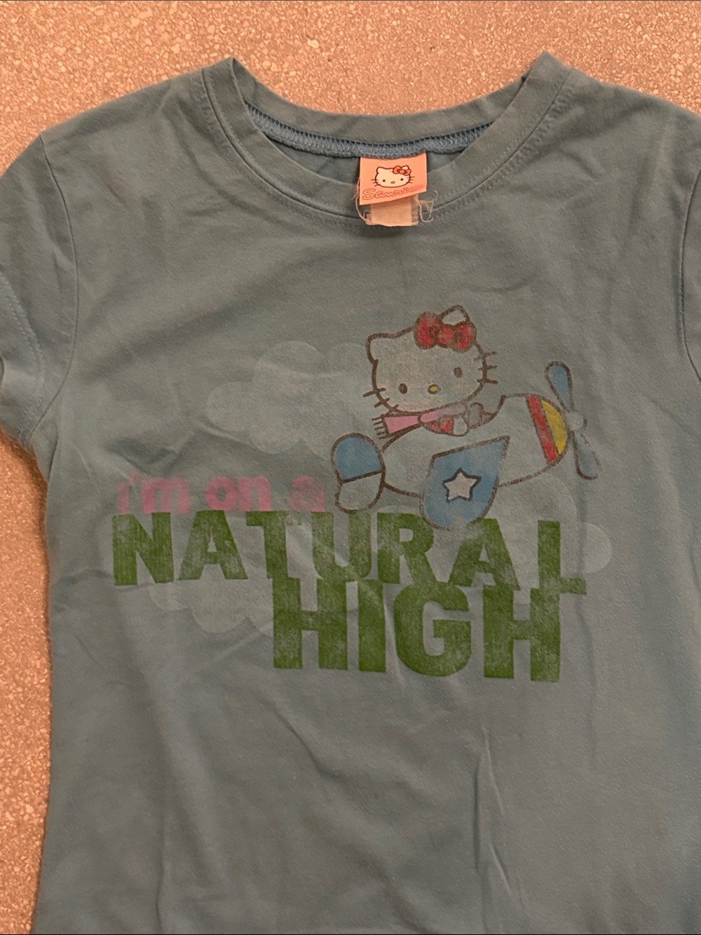 Vintage Sanrio Hello Kitty “I’m on a Natural High” Shirt Size - Picture 3 of 5